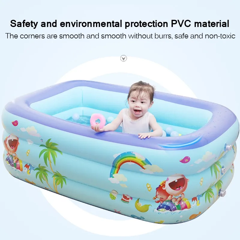 1M aufblasbares Spielzeug, Schwimmbäder für Babys, Kleinkinder, Kinder, drinnen und draußen, Badewanne, Ozean-Ballbecken, Wasserspielzeug für Kinder, Mädchen, Jungen