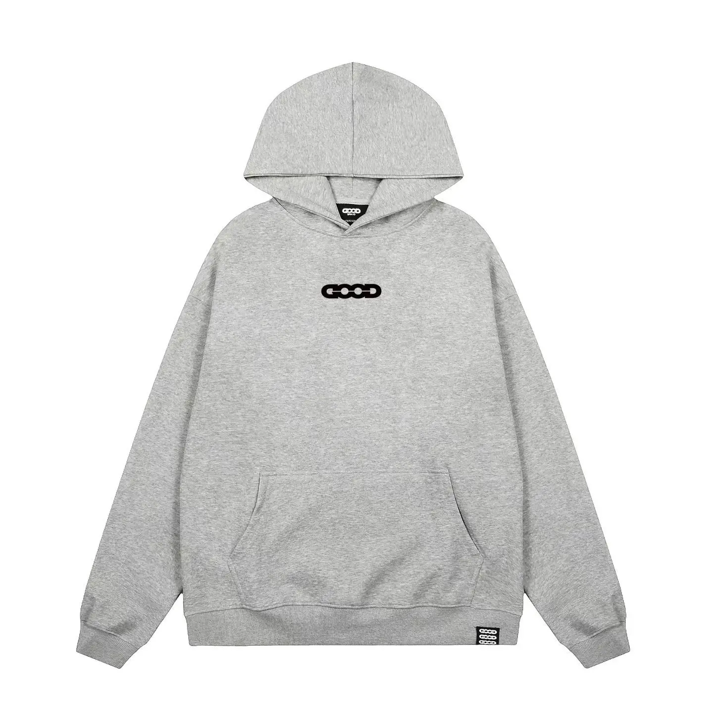 

2026 Goodbrand Fashion New Arrival GOOD Small Center Logo Print Hoodie for Men and Women, Fall/Winter Casual Wear