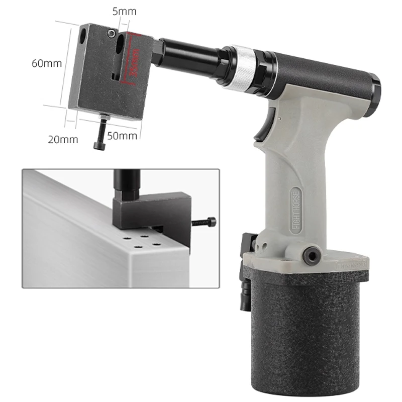 Pneumatic Hydraulic Punching Gun Metal Advertising Sign Punching Machine Stainless Steel Specialized Illuminated Sign Punching