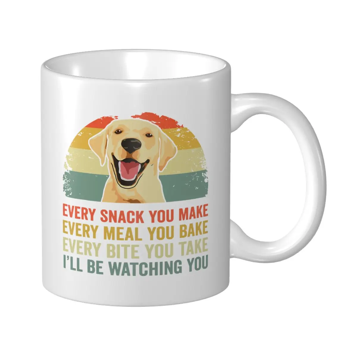 Mark Cup Mug Retro Labrador Retriever Owner Gift Golden Black Lab Coffee Mugs Tea Milk Water Cup Travel Mugs For Office Home