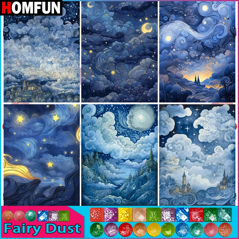 HOMFUN Fairy Dust Diamond Painting 