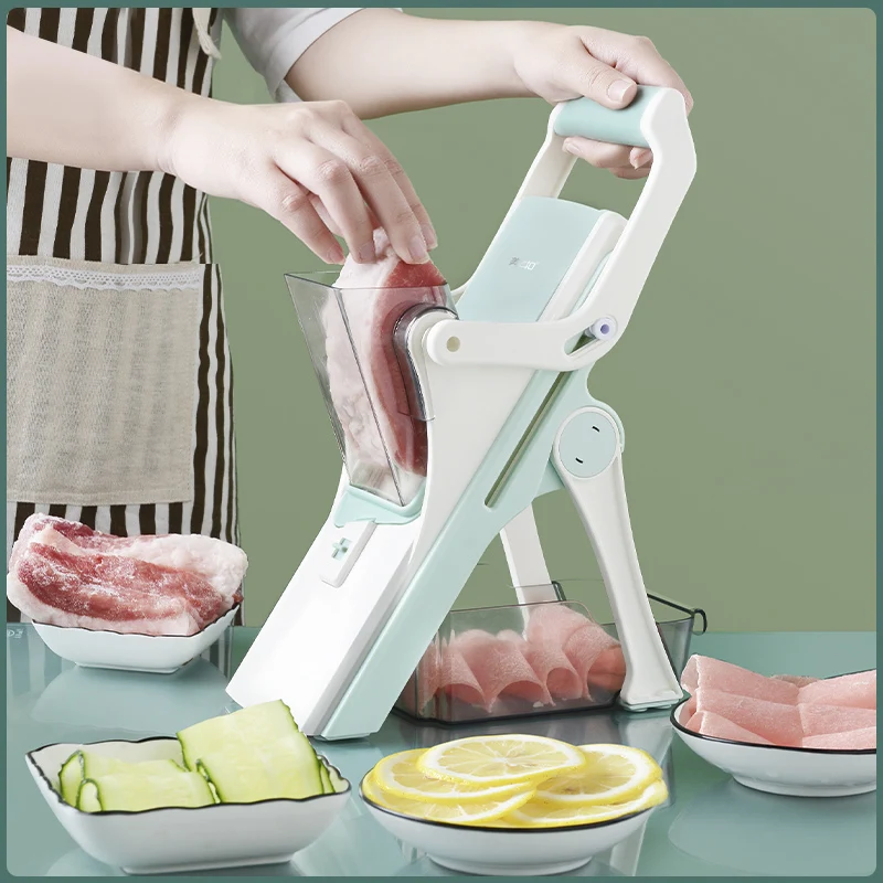 Creative Vegetable Cutter Household Kitchen Multi-function Lemon Cucumber Potato Slicer Grater  Gadgets and Accessories