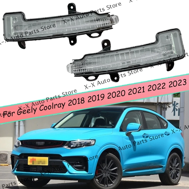 Rearview Mirror Turn Light Signal Lamp Accessories For Geely Coolray 2018 2019 2020 2021 2022 2023
