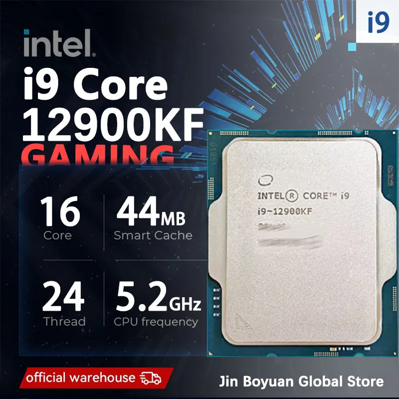 Intel Core i9 12900KF I9-12900KF New CPU processor LGA 1700 , but without cooler