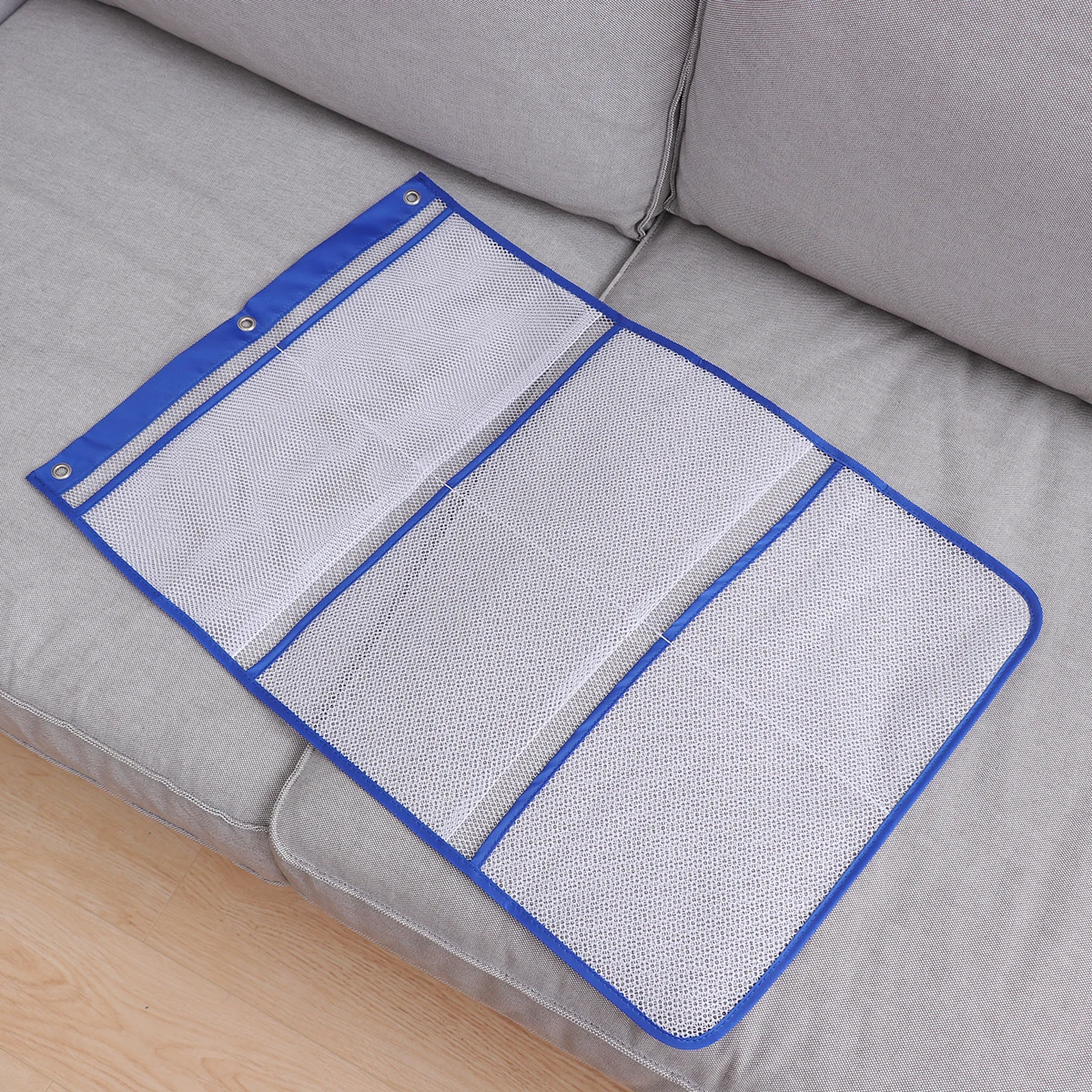 

Hanging Storage Bag Mesh Organizer Bathroom Door Pockets Heavy Duty Closet Pantry Locker Storage Bag For Kitchen Office