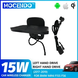 Car wireless charger for BMW Mini cooper F56 F55 2017-2019 fast wireless car charger Interior Modification Accessories