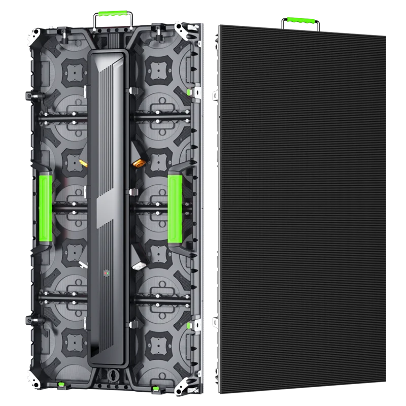 Ex-factory price 500*1000 mm led panel mobile outdoor P3.91 LED display screen, hanging LED wall with Nova control system