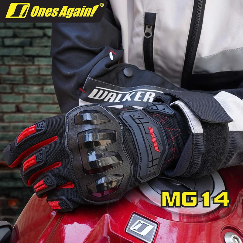 

Ones Again! MG14 Summer Motorcycle Riding Gloves Bicycle Women Men Protective Equipment Guantes Motociclistas Luva Motocross