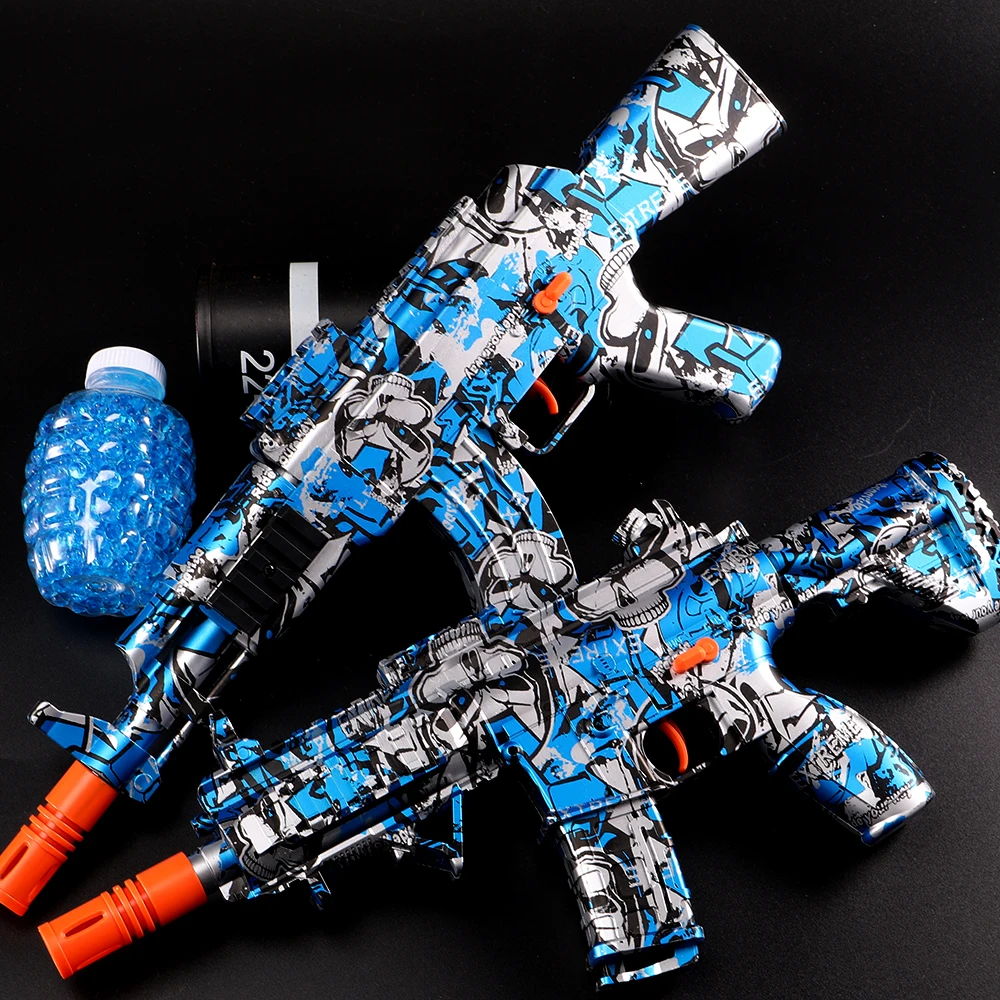 

AK M4 Electric Gel Ball Blaster Toys,Splatter Ball Blaster for 14+,Outdoor Games Toys (gel ball not included)