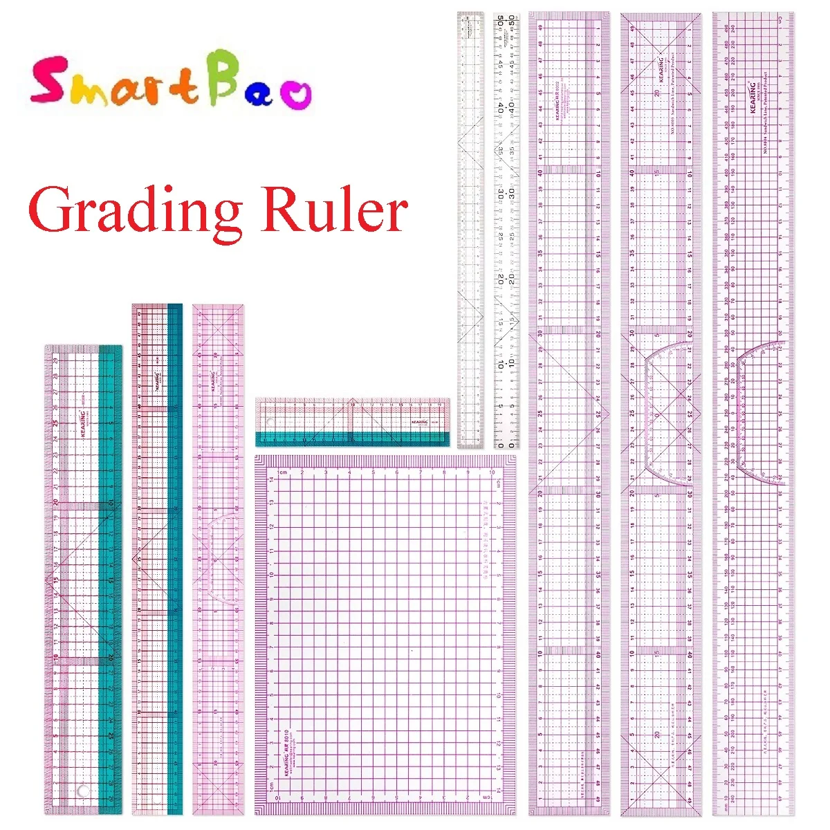 Professional Tailor Grading Ruler for Sewing and Drafting - Multifunctional Pattern Making Ruler