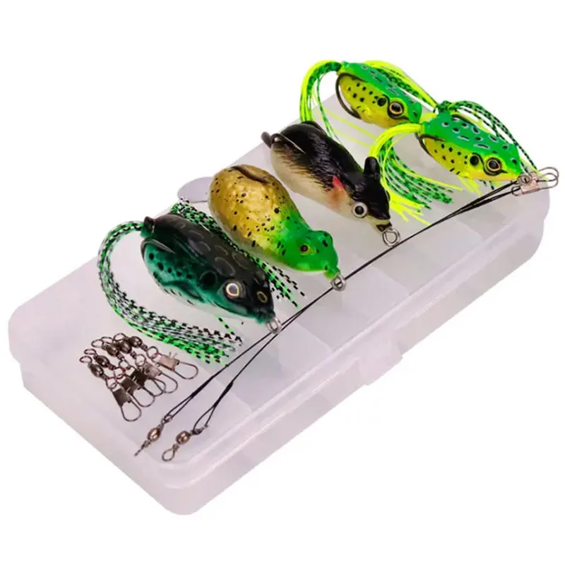 weihe-kit-de-isca-de-pesca-de-sapo-macio-isca-de-pesca-macia-acessorios-de-borracha-de-silicone-ray-sapo-conjunto-unidade-de-pesca
