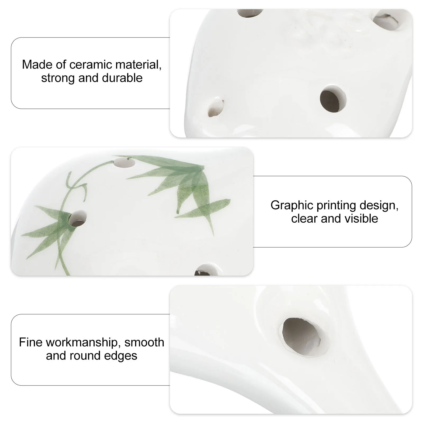 

Ocarina Beginner Practice Wind Instrument Beginners Portable Ceramic 6-hole Creative Mini