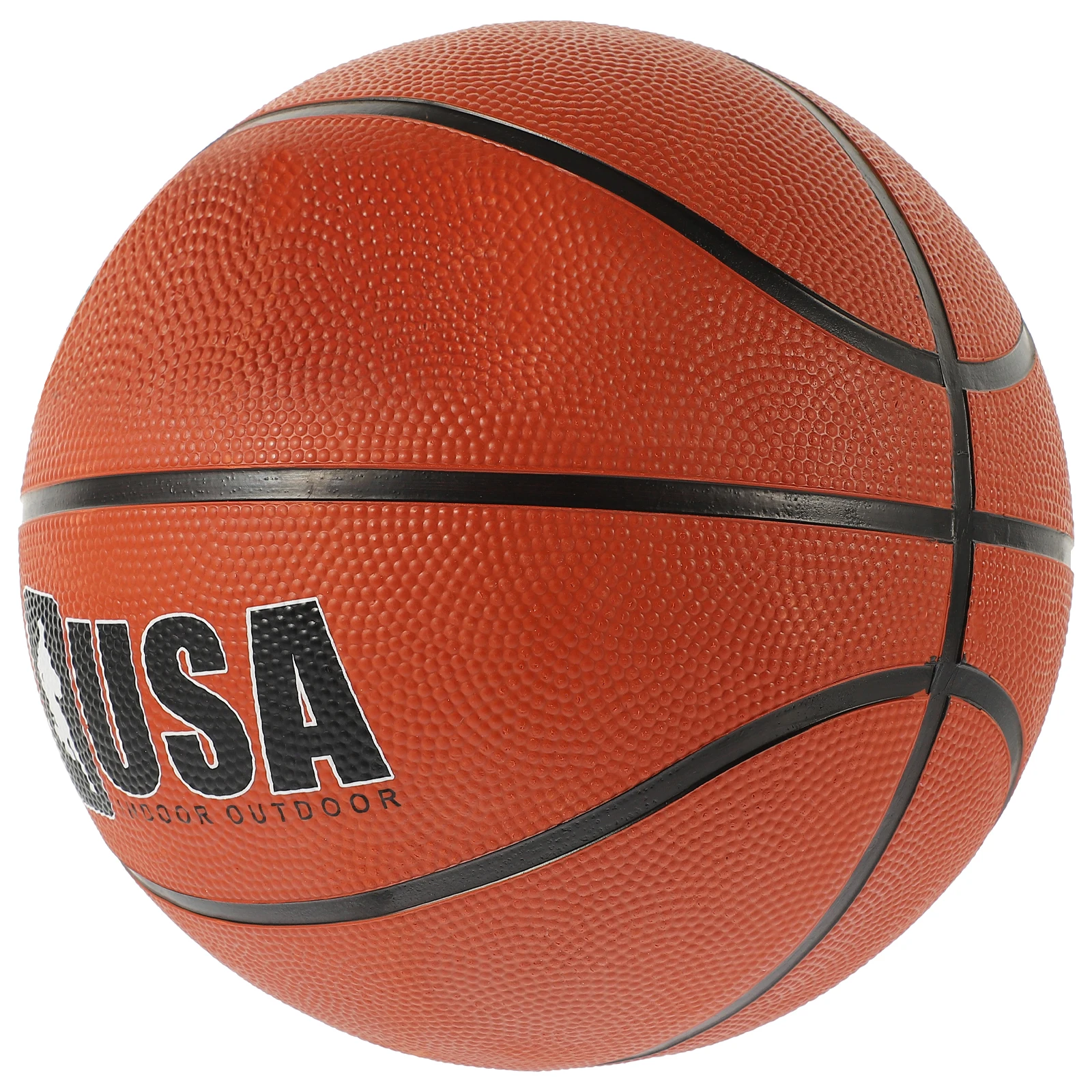 

1pc Rubber Basketball for Teens Students Professional Size Weight Play Standard Equipment Team Sports