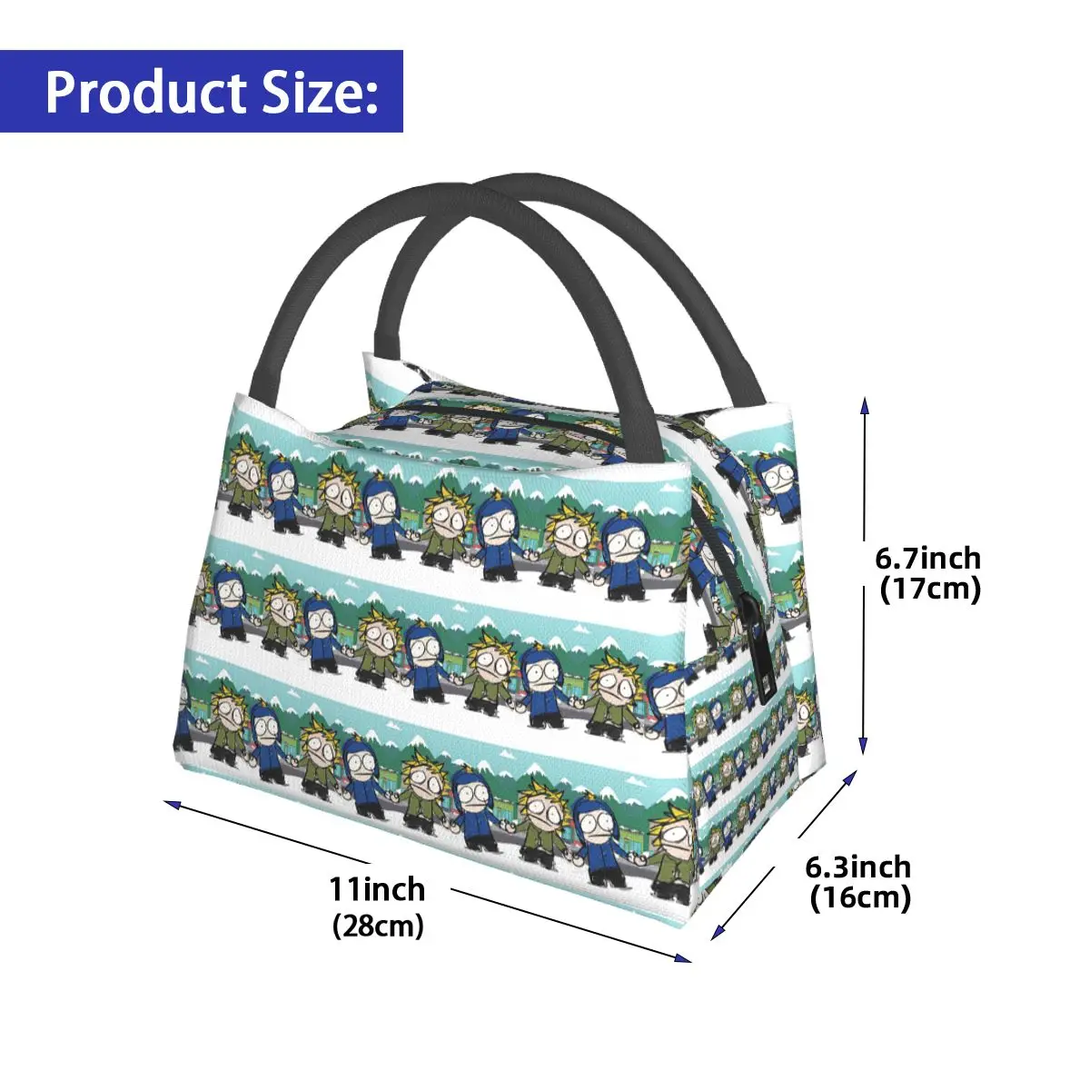 Craig X Tweek Insulated Lunch Bag for Women Children Leakproof Food Boxes Thermal Lunch Box Tote