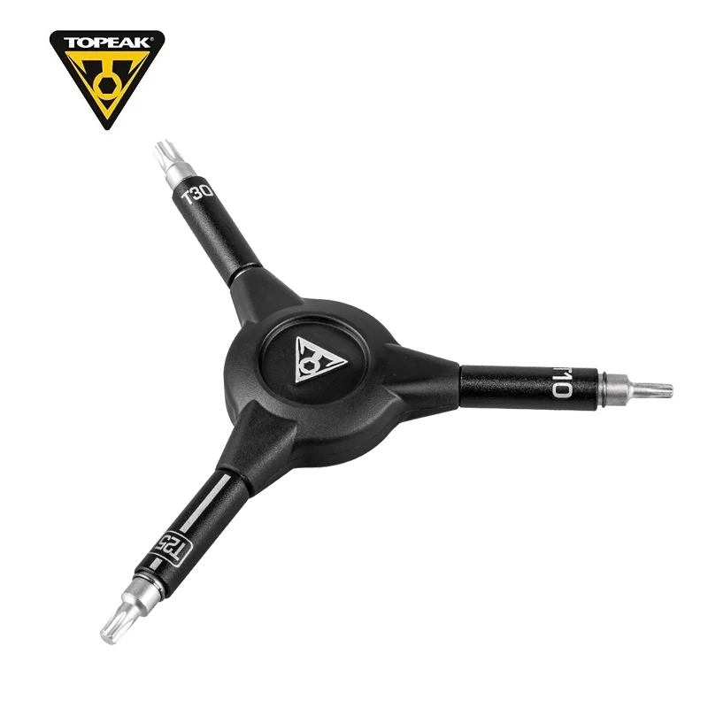 

Topeak Bicycle Repair Tool Portable Hex Wrench 4/5/6mm Allen Bits Torx Speed Wrench T10/T25/T30 Torx Bits Y Style