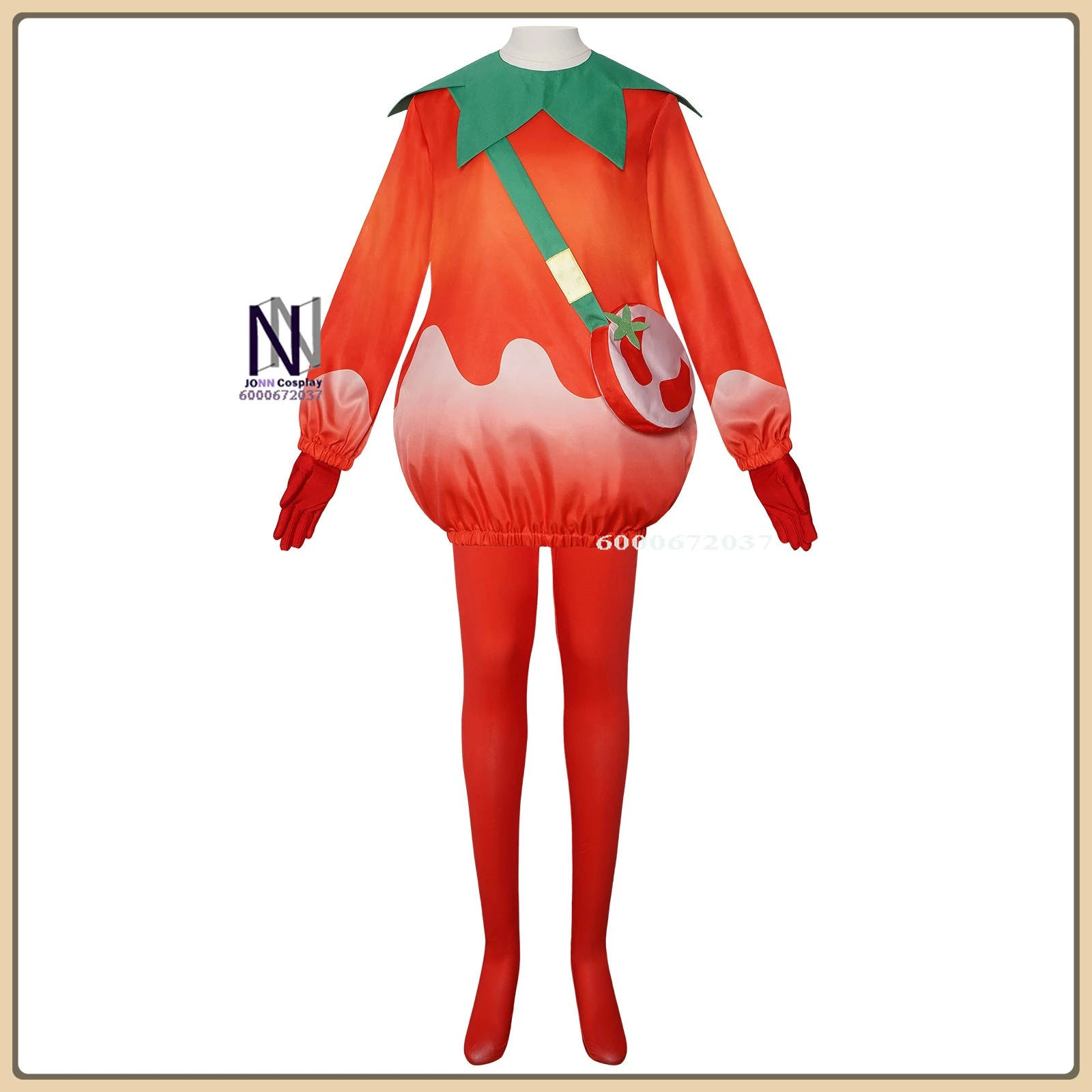 

Hot Red Bear Tomato Cosplay Costume Classic Red Onesie Set Full Set Halloween Party Suit Anime Outfit (Male/Female Adult/Kid)