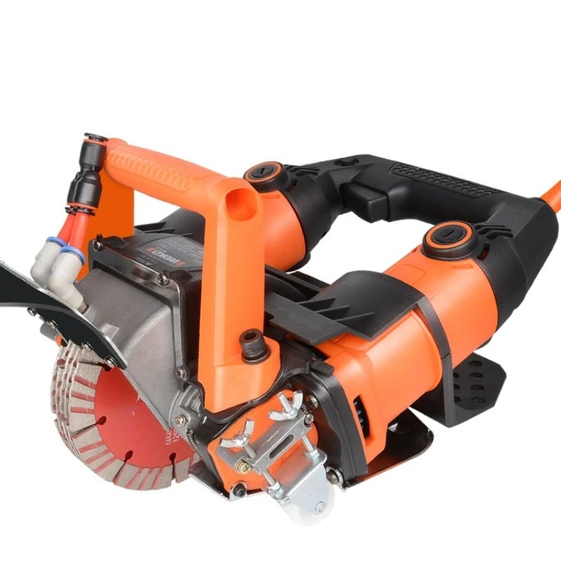 Grooving machine One-time forming dust-free hydropower installation project Wall trough Concrete dust-free cutting machine