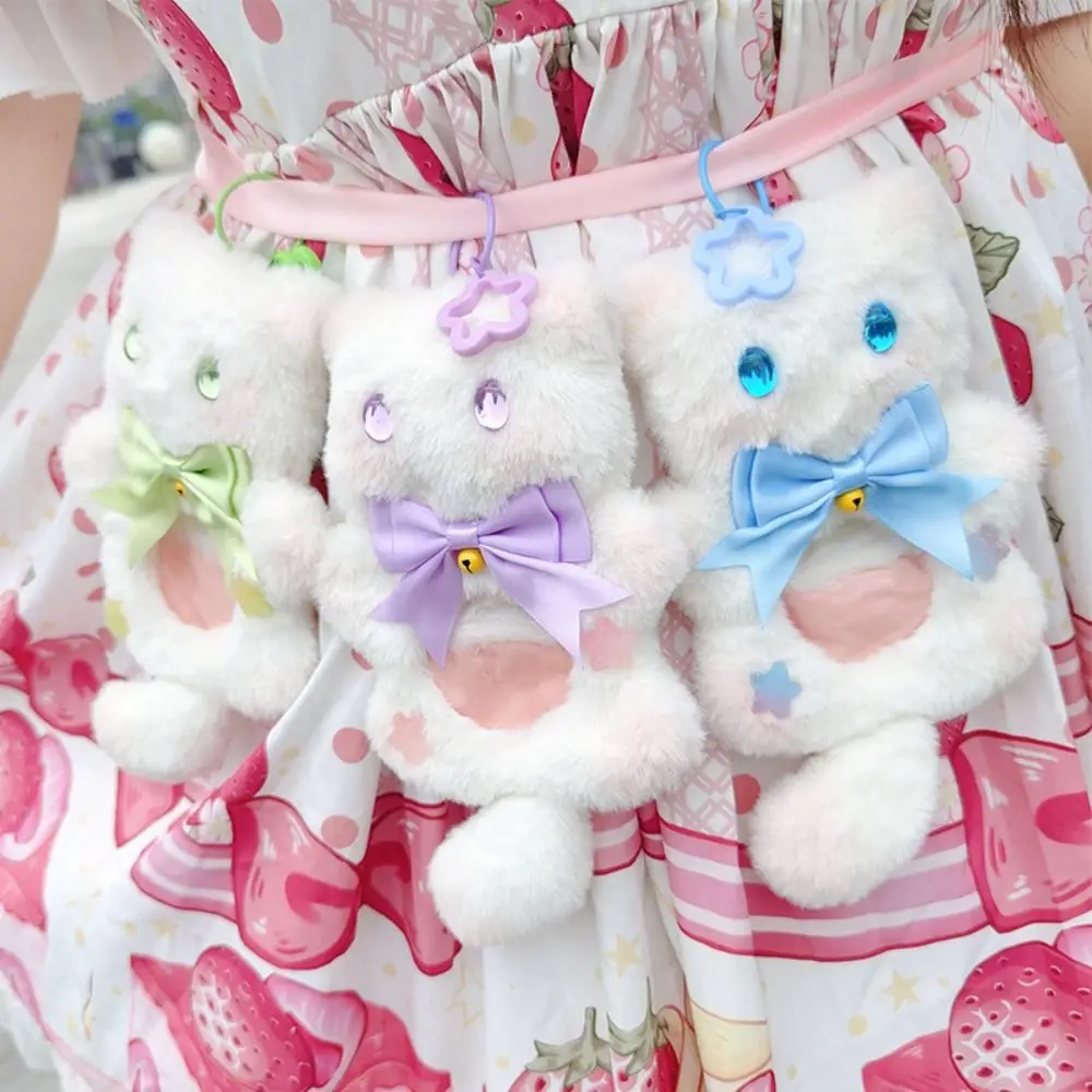 

Lacework Cute Badge Holder Cartoon Cat with Keychain Anime Pins Display Base DIY Kawaii Badge Decoration Tray Pin Protector