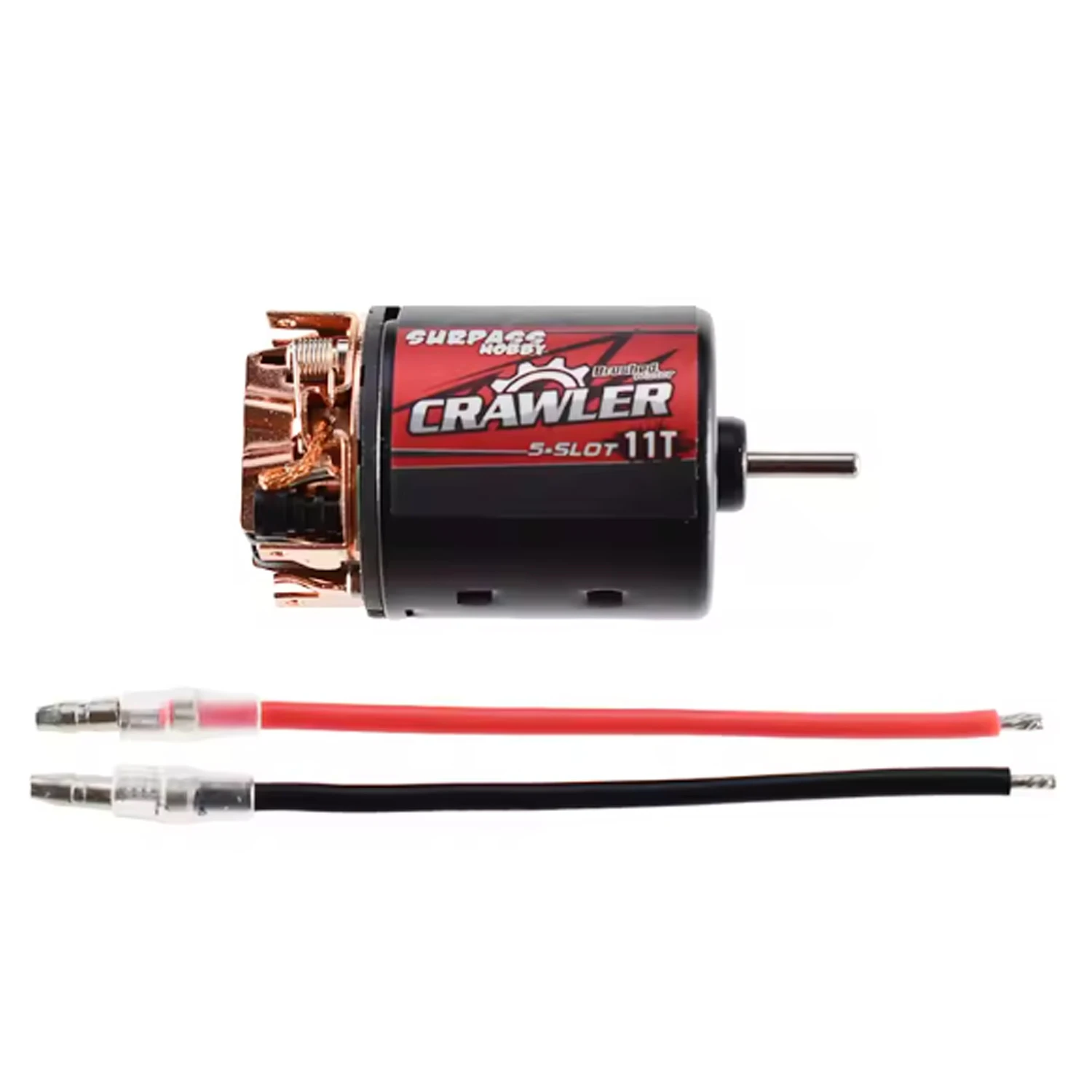 SURPASS HOBBY 540 550 Brushed Motor 5-Slot 10T 11T 12T 13T 16T 20T for 1/10 1/12 RC Car Traxxas SCX10 Climbing Crawler Car Parts