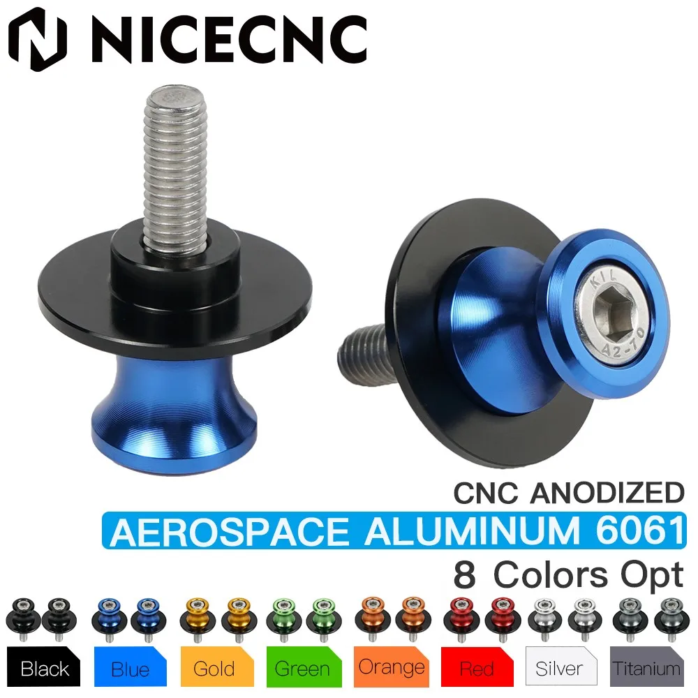 

M6 6mm Swingarm Slider Spools For Yamaha MT-03 MT03 MT09 MT-09 MT 03 09 FZ09 FZ-09 YZ1 YZF R1 R3 R6 R6S R25 2017 2018