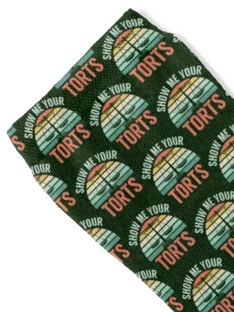 Show Me Your Torts Legal Pun Funny Lawyer and Attorney Socks basketball Children's Socks For Men Women's