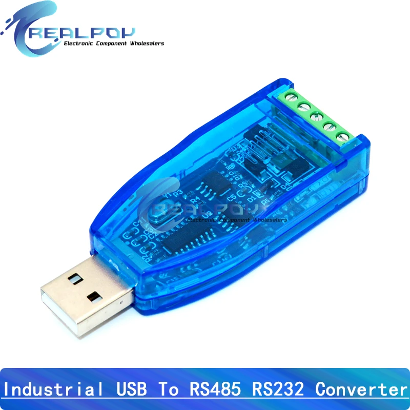 Industrial USB To RS485 Converter Upgrade Protection RS232 Converter Compatibility V2.0 Standard RS-485 A Connector Board Module