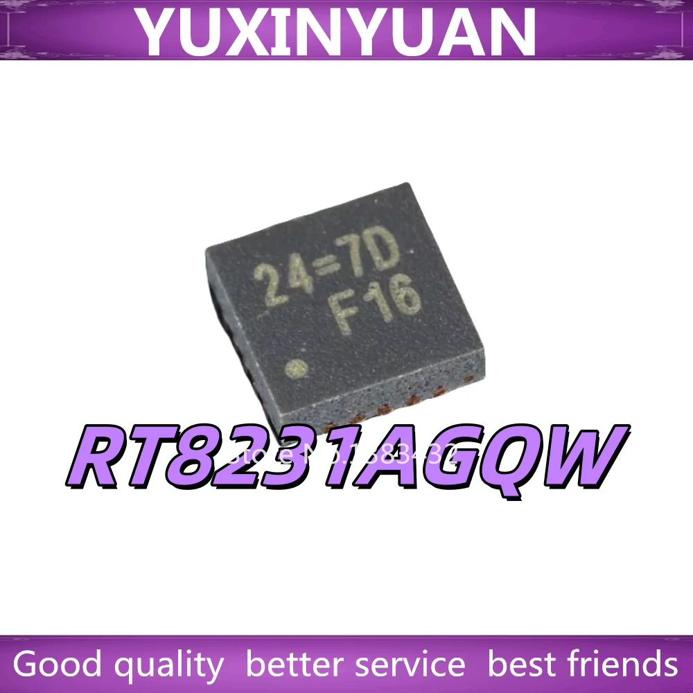5/PCS New Original RT8231AGQW RT8231A (24=2D 24=1A 24=EE 24=...) QFN-20 chip In Stock