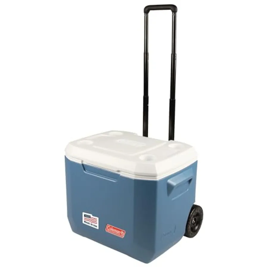 

Xtreme Rolling Cooler with Wheels, Extra-Walled Insulation Keeps Ice up to 5 Days, Portable Wheeled Hard Chiller
