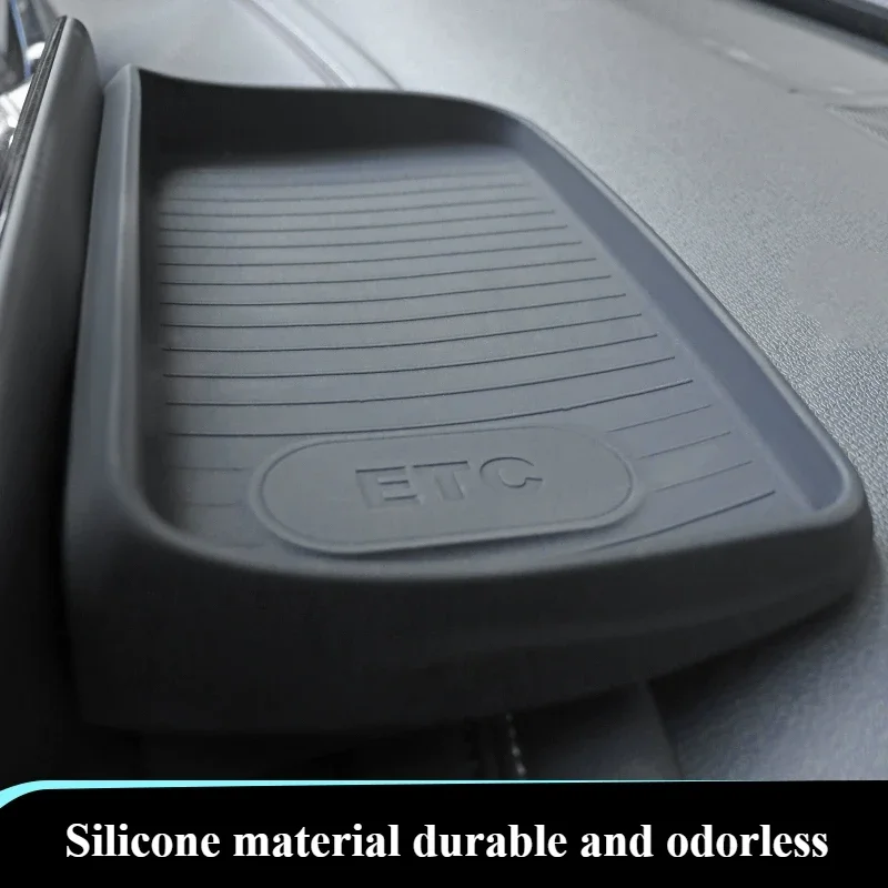 Picture 5: Car Navigation Screen Storage Box Fit For Volkswagen VW ID.3 ID.4 ID.4X ID.6 CROZZ Dashboard Organizer Interior Accessories