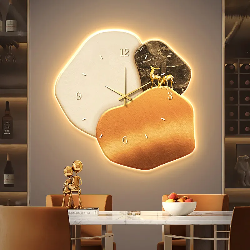 Vintage Retro Wall Clocks Art Mid Century Corner Clearance Wall Watch Clock Cool Nordic Orologio Da Parete House Decorations