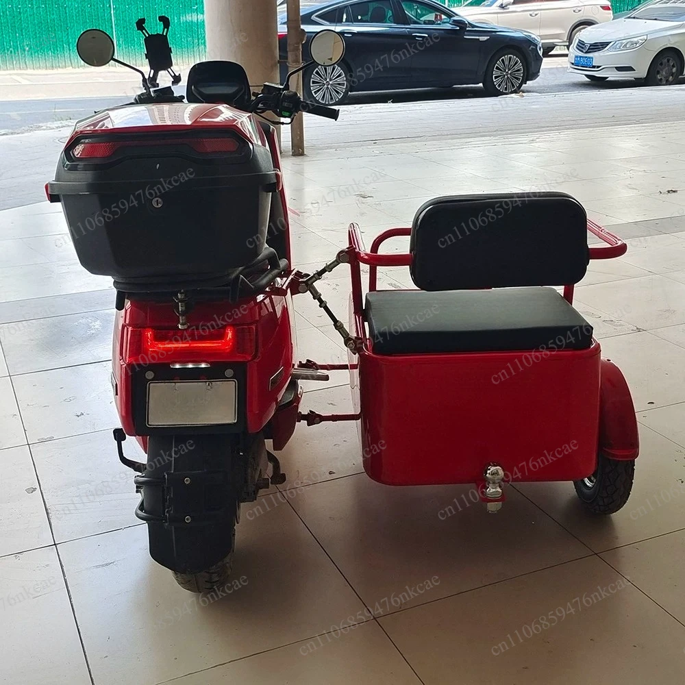 Sidecar Trike Attachment for NIU N1s & Ninebot Electric Bike, Retro Ural Style
