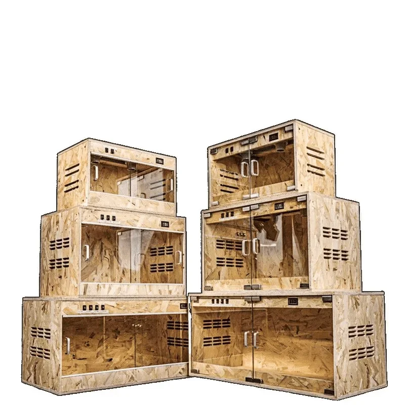 

Climbing pet feeding box Tortoise Hedgehog Lizard Reptile box Heating constant temperature insulation Hibernation glass