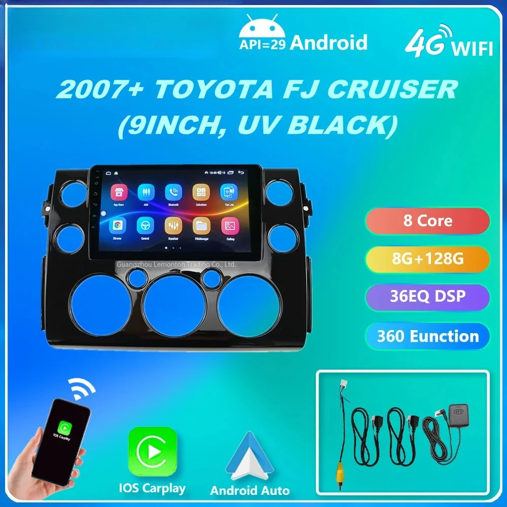 2Din Android Car Radio For Toyota FJ Cruiser J15 2006-2020 Touch Screen Car Multimedia Video Player GPS Navigation