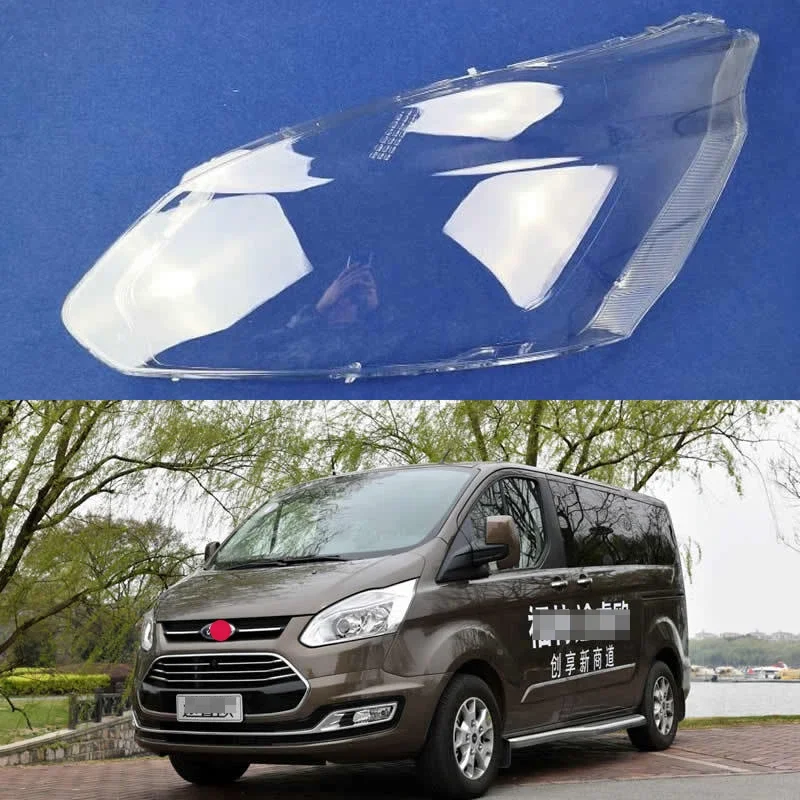 

For Ford Tourneo Custom /Transit V362 15 16 17 18 19 20 Car Accessories Headlight Cover lamp Shell Lampshade Transparent Mask