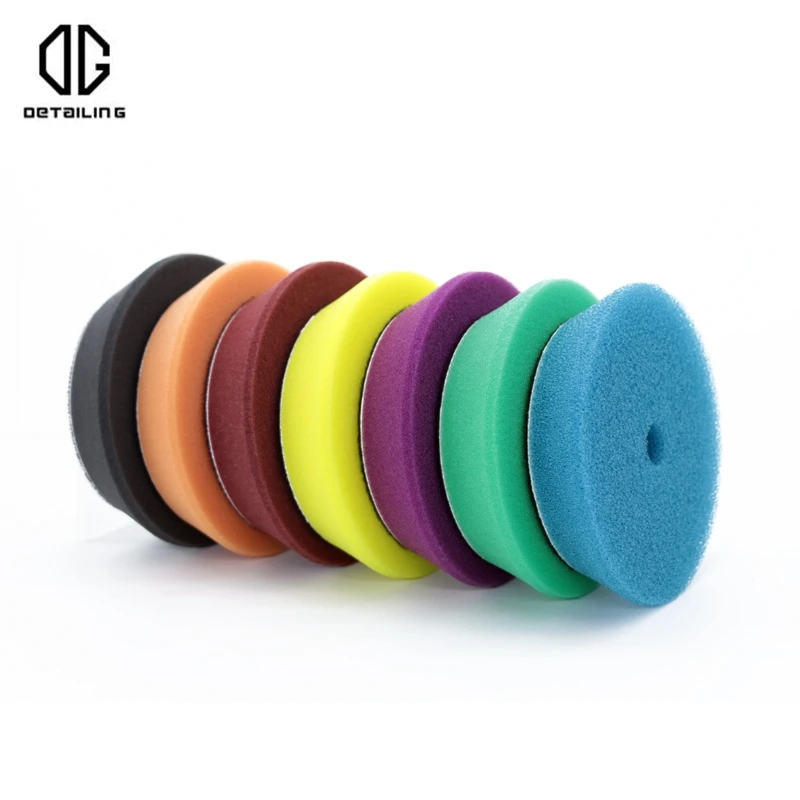 

DETAILING 3"(80mm) Sponge Polish Disc Car Buffing Polishing Pads Foam Pad Buffer Kit For DA/RO/GA Car Polisher