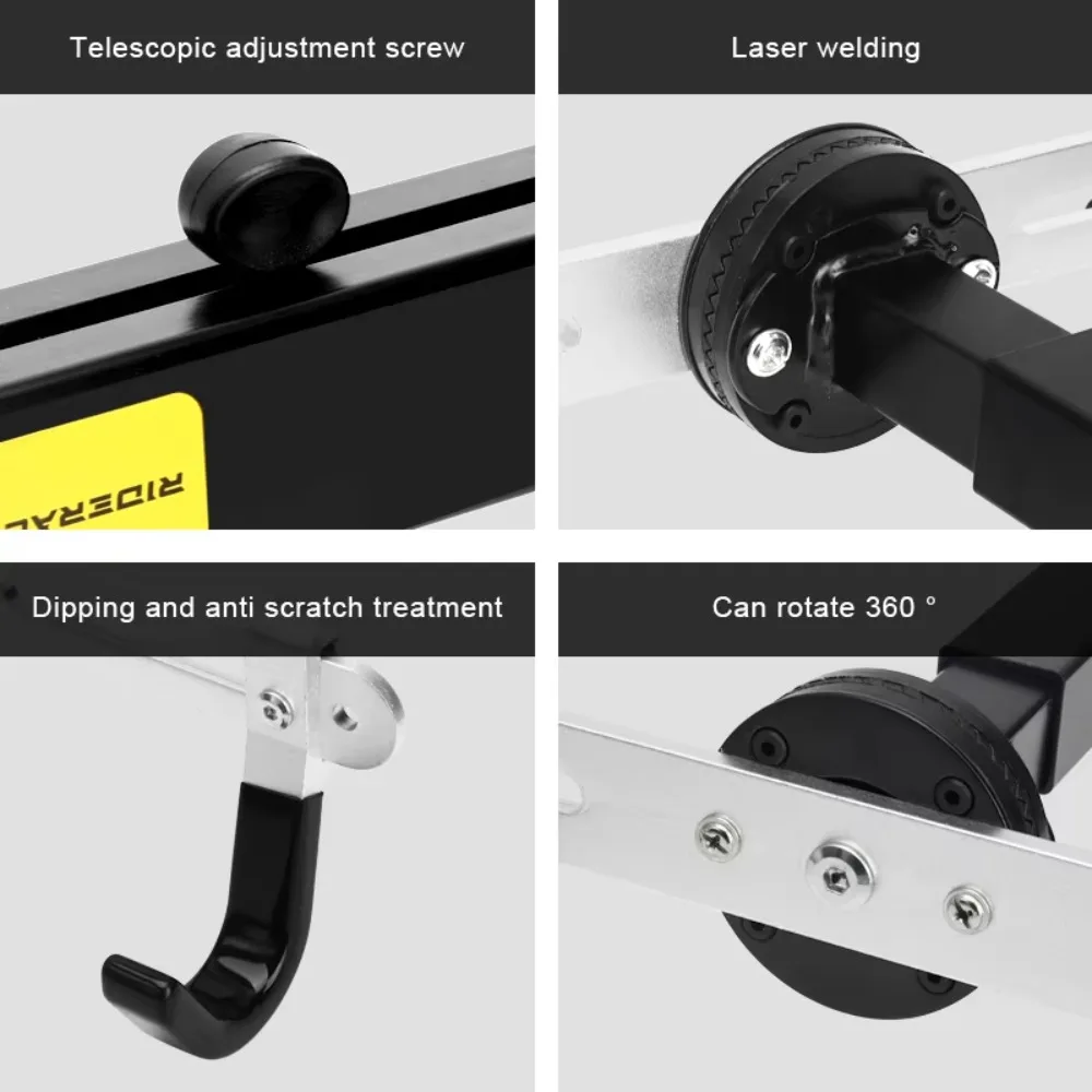 Soporte de pared giratorio ajustable para colgar bicicletas montaña - imagen 5