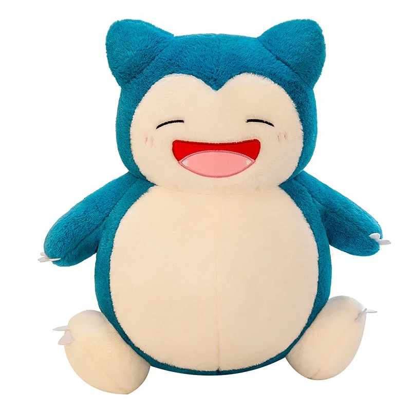 Tamaño grande Kawaii Pokemon dibujos animados Snorlax juguete de peluche Anime película monstruo de bolsillo nuevo raro muñeco de peluche suave para regalo de Navidad