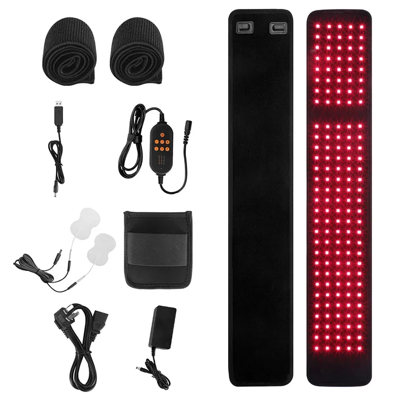 

BTWS Oem Infrared Pain Relief Heat Belt Red Light Therapy Horse Low Back Pain Belt Red Light Therapy Belt