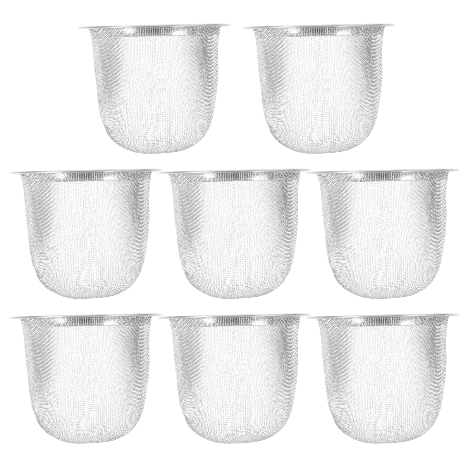 8 Pcs Diffusers Infuser Removable Pitcher with Lid Tea Leaker Cup Accessory Stainless Steel Filter Sturdy Strainer Colander