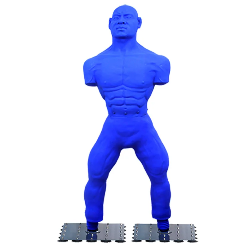 Manichino umano da boxe autoportante con sensazione di pelle in silicone per esercizi di punzonatura