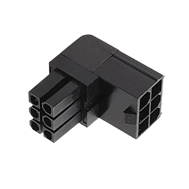Highly Accuracy 90° Graphics Card Elbow 90Degree Angle 6pin Connectors Graphics Card Elbow Positive Direction Connectors