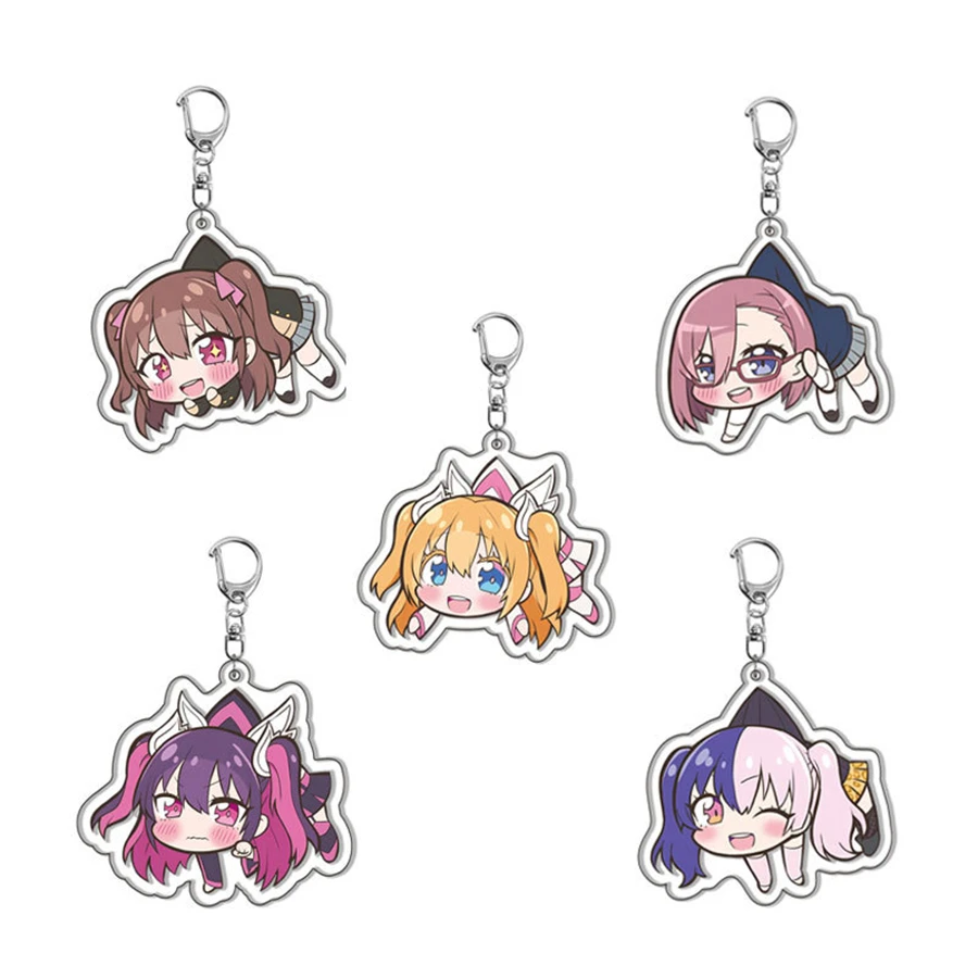 Anime acrylic keychain -Masamune Okumura Ririsa Amano Cute Y2K Cartoon Pendant, suitable for bags and keys, perfect gift