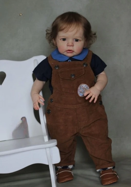 NPK 24'' High Quantity Real Picture Unfinished DIY Parts Very Lifelike Painted Sandie  with Many Details Veins with Extra Body