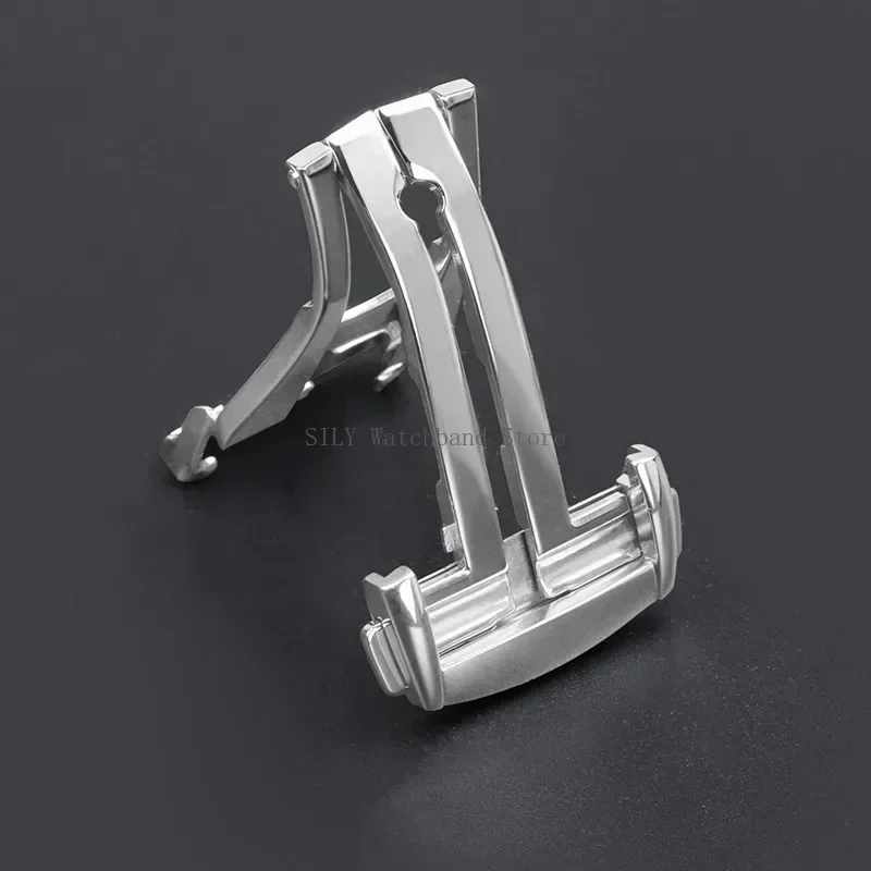 

Stainless Steel Deployment Clasps for Omega Folding Watch Buckle Strap Butterfly Button for Seamaster Speedmaster 16mm 18mm 20mm