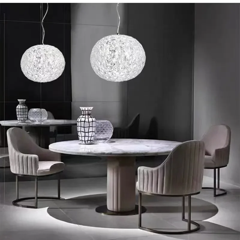 

Globe Pendant Light Acrylic Oval Ball E27 LED Pendant Lamp for Bar Dinning Room Kitchen Bedroom Decor LED Lighting Fixture