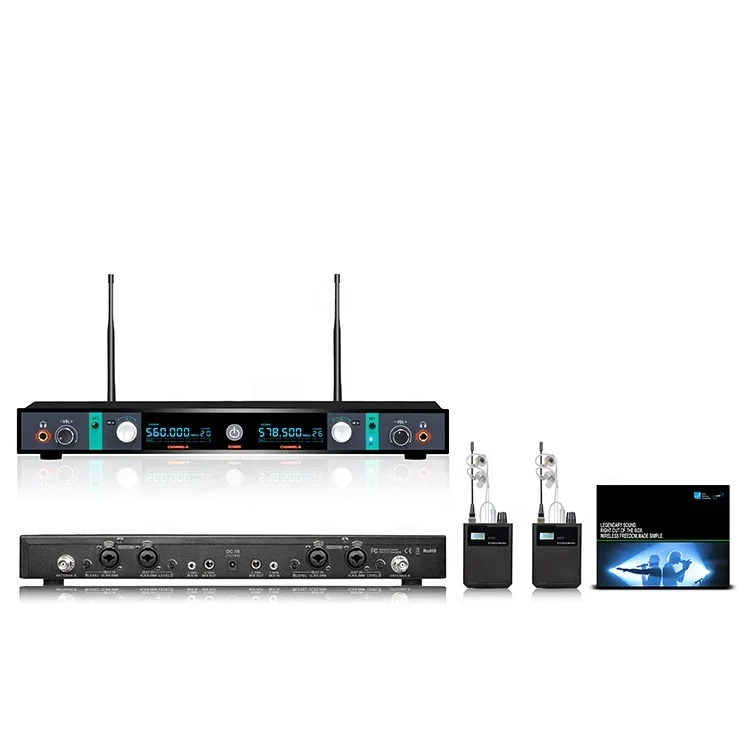 

XSW IEM-2 двухканальный профессиональный беспроводной микрофон-вкладыш для сцены