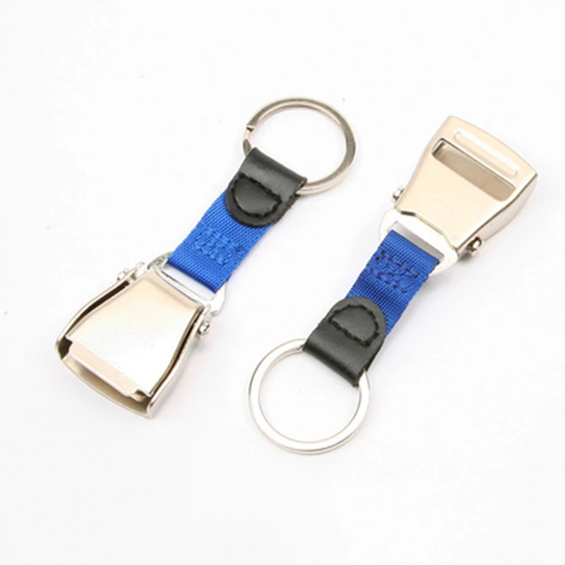 Airplane Seat Belt Key Ring Buckle Pendant