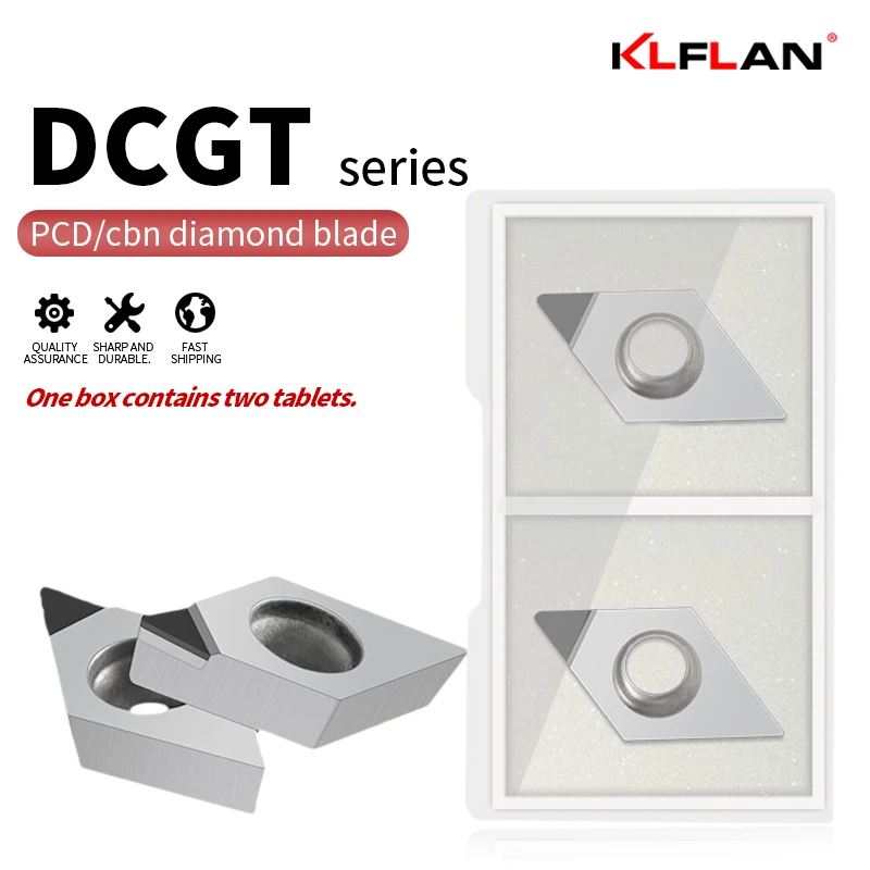 

KLFLAN PCD CBN CNC Diamond Inserts DCGT11T301 DCGT11T302 DCGT11T304 DCGT11T308 DCGT070201 DCGT070204 DCGT070208 CNC Insert