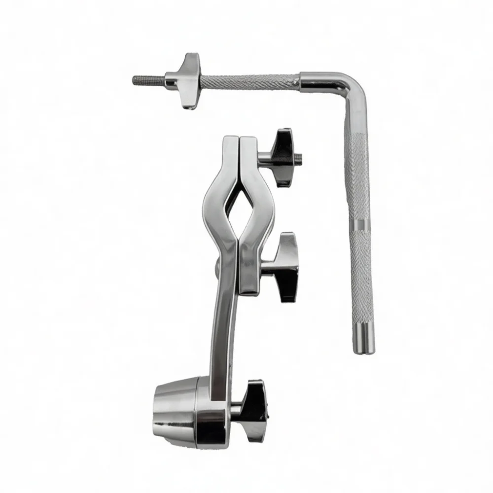 Drum Stand Multi Function Extension Clamp Jazz Percussion Hardware Accessory Holder For Splash Cymbal Cowbell Mounting Rack
