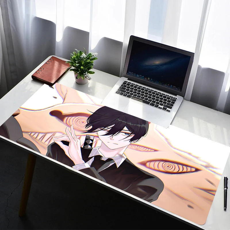 

Mouse Pad Computer Gamer PC Accessories Mousepad Non Slip Rubber Desk Mat Laptop Gamer C-chainsaw Man Hayakawa Aki Keyboard Pad